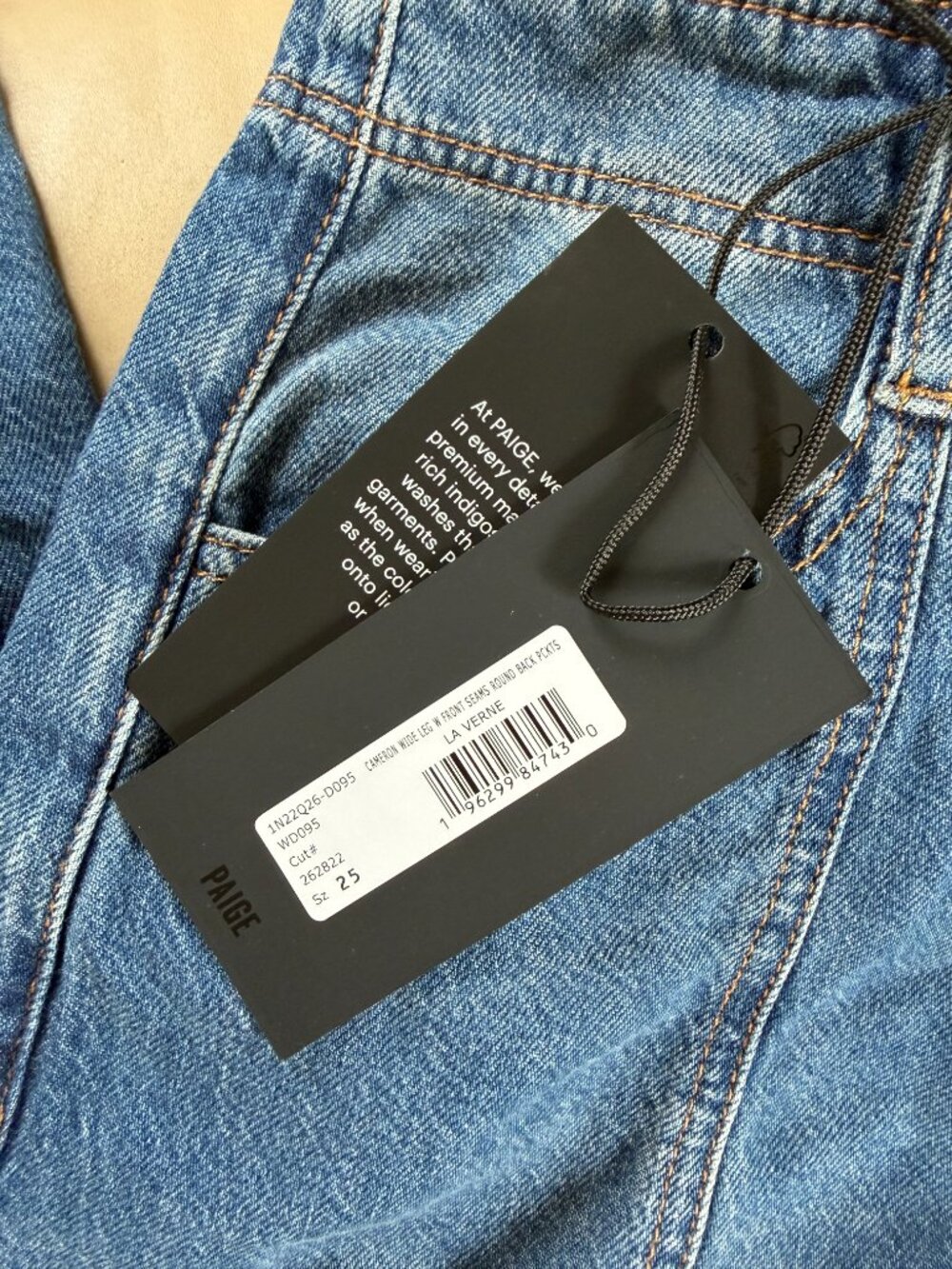 Paige Cameron Wide Leg Jean - Picture 5 of 6